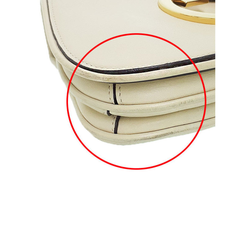 Gucci Blondie Mini Bag Ivory Leather Shoulder - Picture 6 of 8